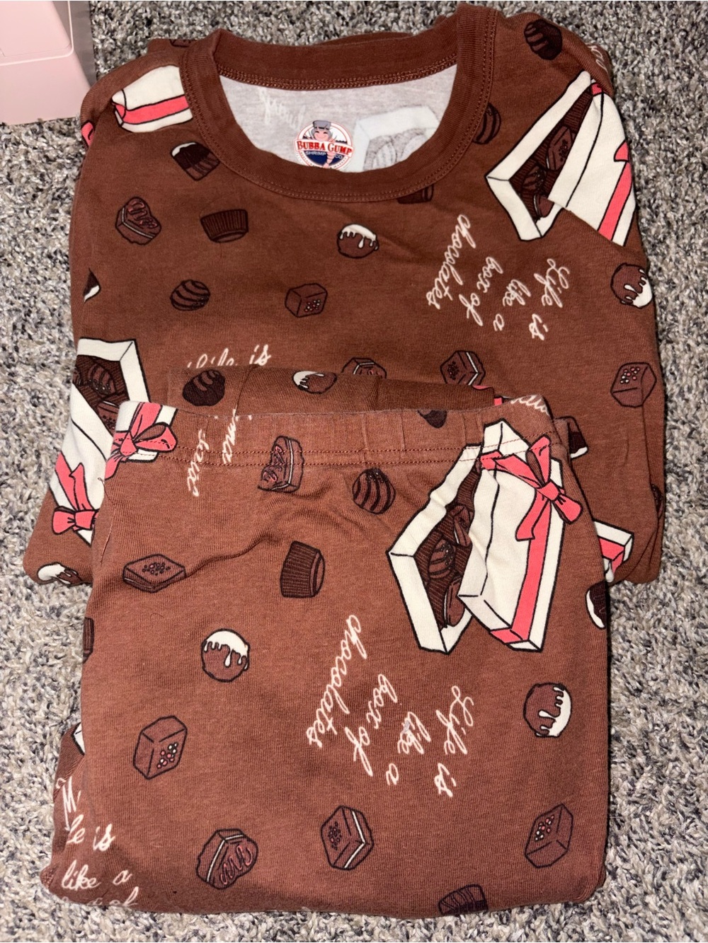 Bubba Gump Forrest Gump Adult PJ Set L
